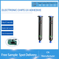 Electronic chip UV adhesive